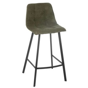 BAR CHAIR KENT METAL/POLYESTER GREEN