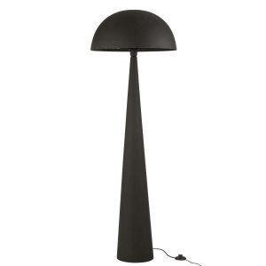 LAMP MUSHROOM METAL MATT BLACK