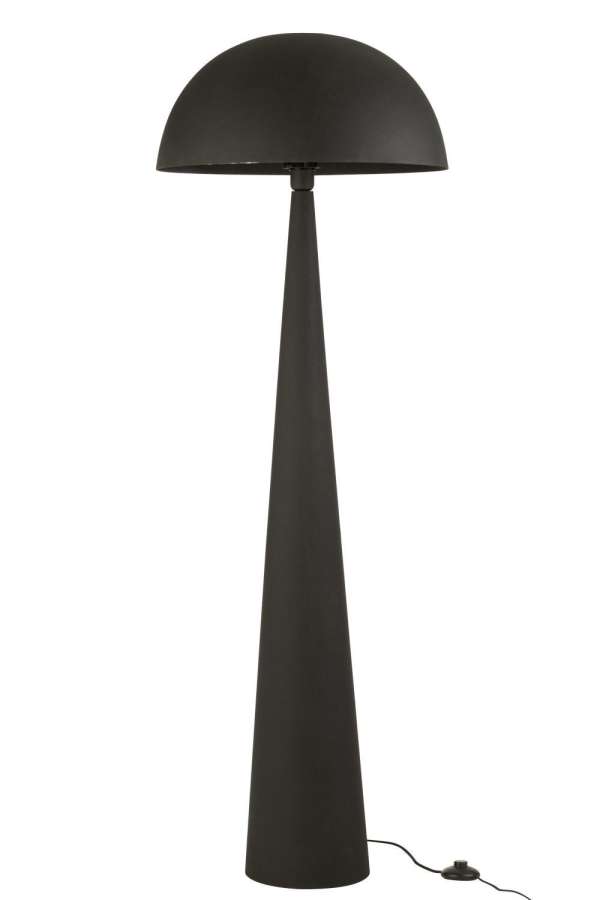 LAMP MUSHROOM METAL MATT BLACK