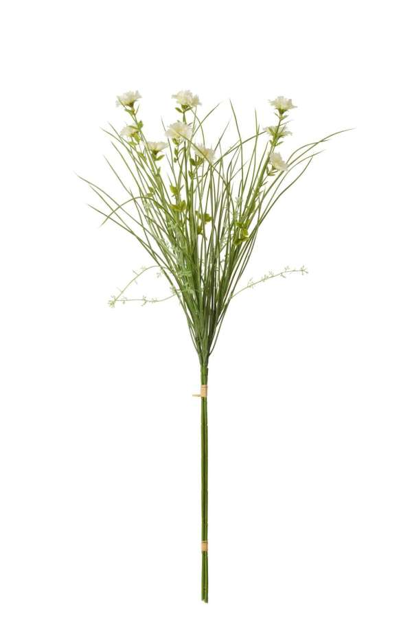 BUNDLE OF 3 CORNFLOWER TEXTILE WHITE