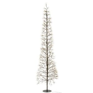 TREE LED WARM WHITE LIGHTS IRON BLACK EXTRA LARGE