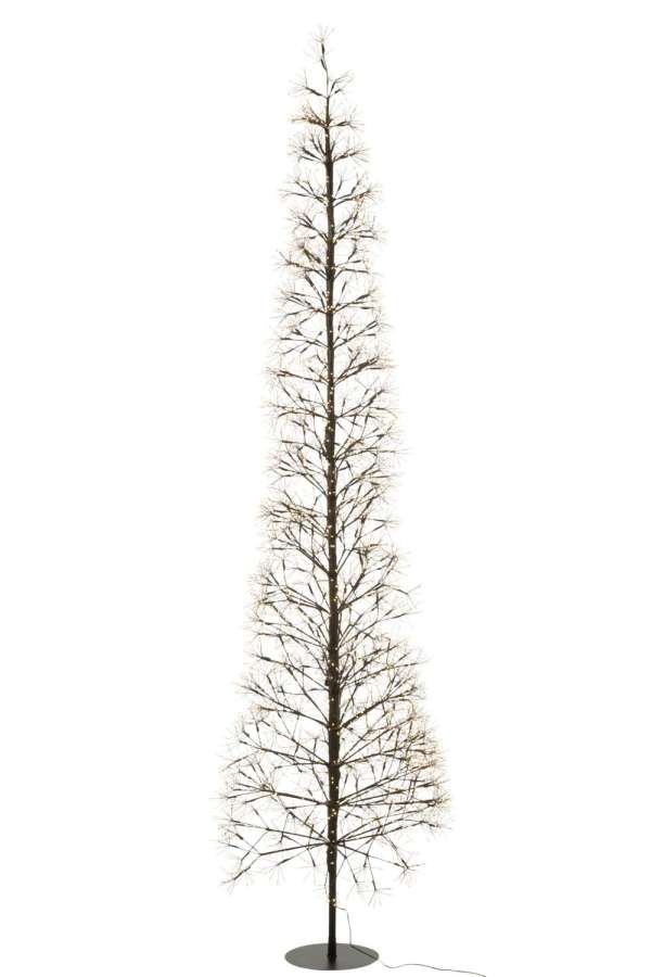 TREE LED WARM WHITE LIGHTS IRON BLACK EXTRA LARGE