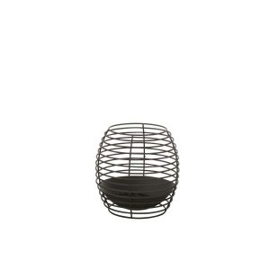 FIRE PIT ROUND RINGS IRON BLACK MEDIUM