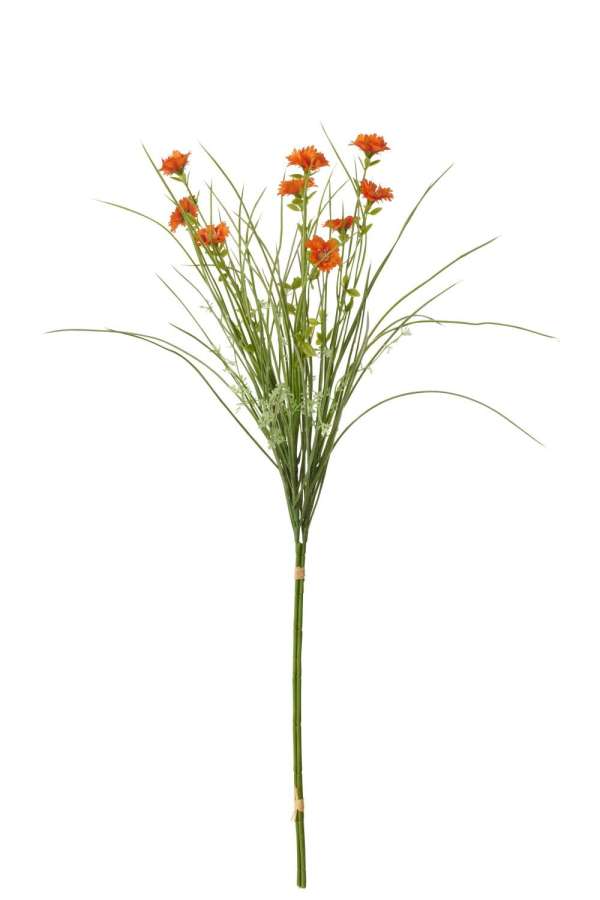 BUNDLE OF 3 CORNFLOWER TEXTILE DARK ORANGE