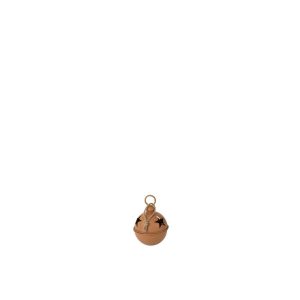 CHRISTMAS BAUBLE BALL IRON RUST BROWN SMALL