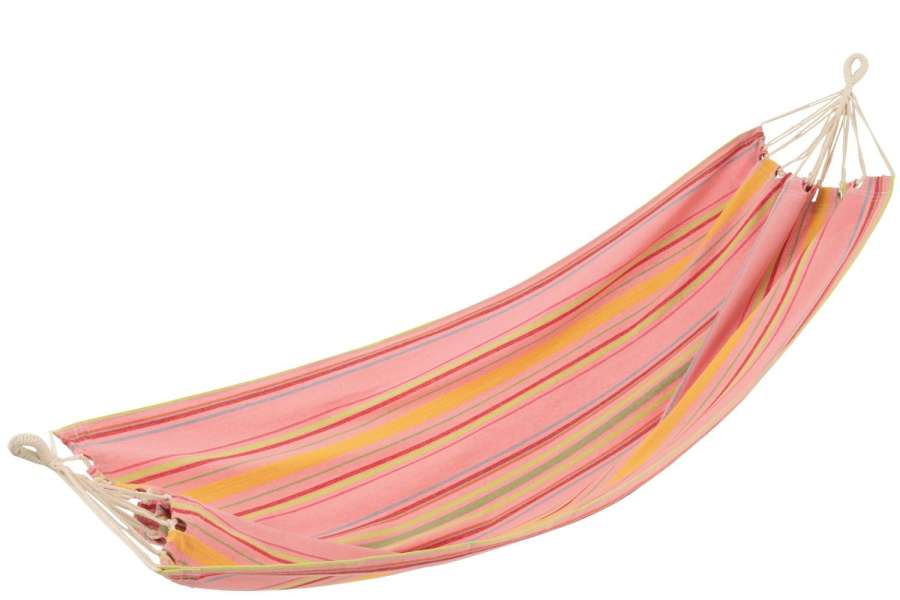 HAMMOCK STRIPES COTTON/POLYESTER LIGHT PINK+MIX