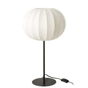 TABLE LAMP LANTERN METAL/TEXTILE WHITE LARGE