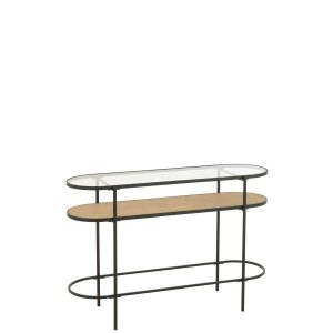 CONSOLE IRON NATURAL/BLACK