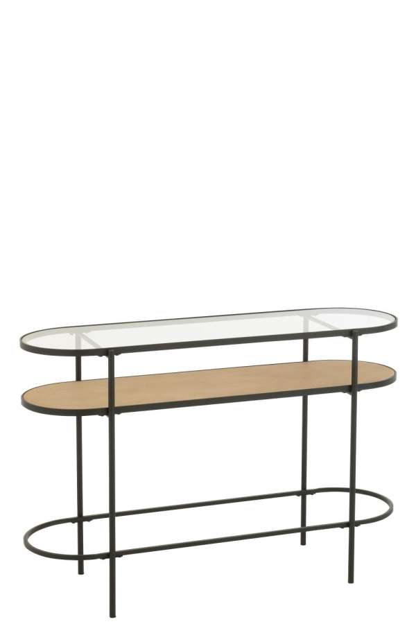 CONSOLE IRON NATURAL/BLACK