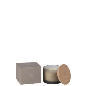 SCENTED CANDLE ACCORDS ESSENTIELS CUIR DESIR-28H
