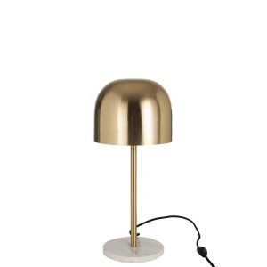 TABLE LAMP QUEEN METAL MARBLE GOLD