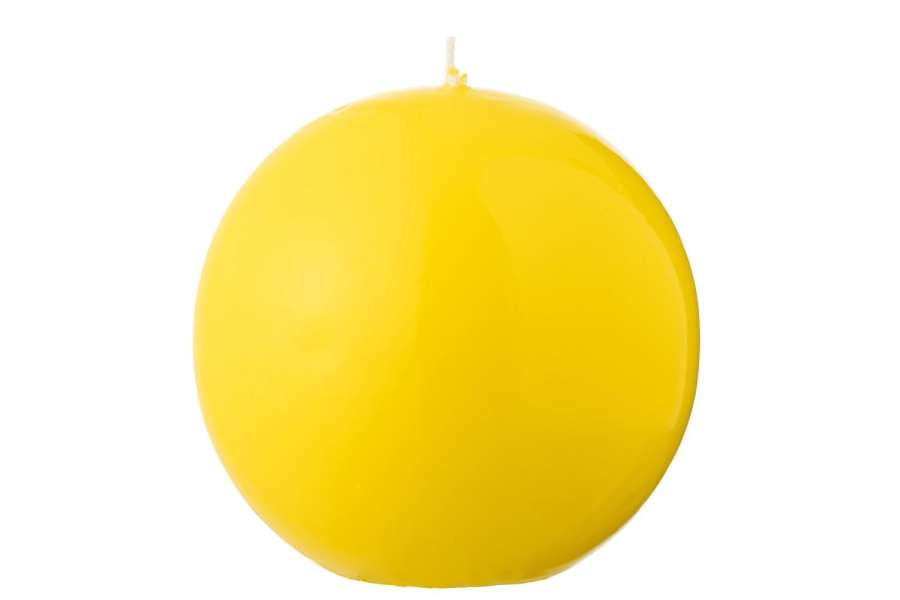 CANDLE BALL WAX FLUO YELLOW-50 HOURS