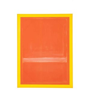 WALL DECORATION MODERN CANVAS NEON ORANGE