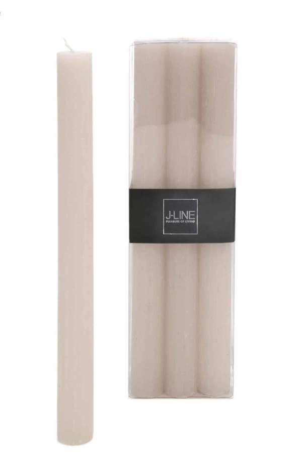 BOX 6 TABLE CANDLE SAND -9H