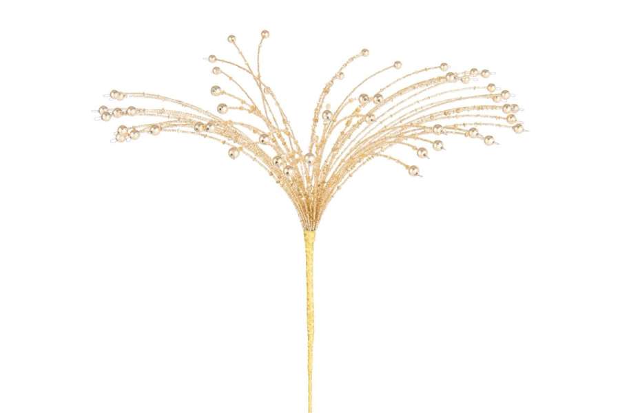 DECORATIVE BRANCH BEADS/IRON GOLD COLORED