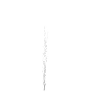 BUNDLE OF 3 BRANCH DRY FLOWER SILVER COLORED MEDIUM
