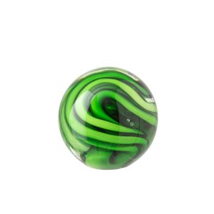PAPERWEIGHT BALL GLASS GREEN MEDIUM