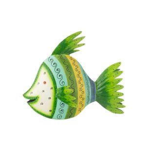FISH IRON AZURE/GREEN LARGE