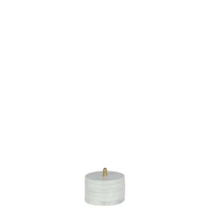 SET OF 5 COASTER+BASE ROUND MARBLE WHITE