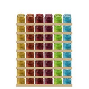 PALLET 192PCS SENTED CANDLE POPA GLASS MIX