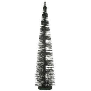 CHRISTMAS TREE DECO GLITTERS PLASTIC DARK GREEN LARGE