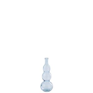 VASE  GLASS LIGHT BLUE