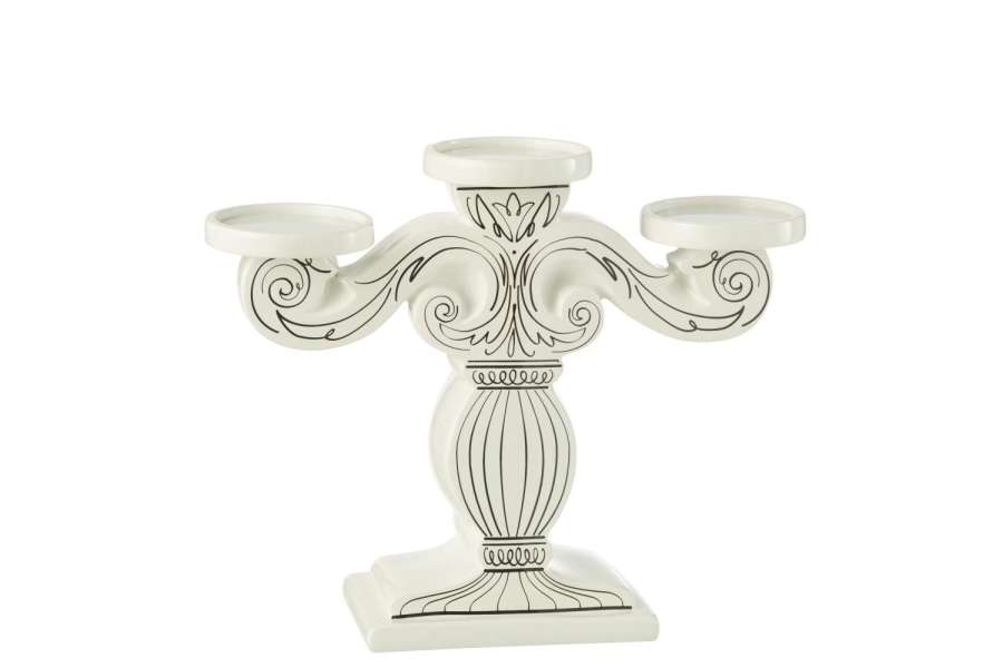 CHANDELIER DOLOMITE WHITE/BLACK