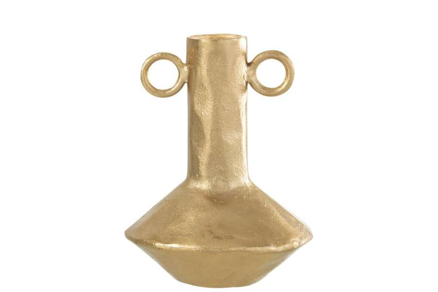 VASE RITUAL ALUMINIUM GOLD