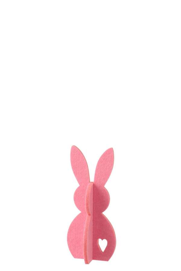 RABBIT FELT PINK SMALL