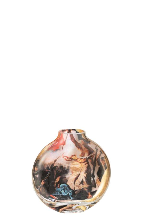 LES CHARTISTES VASE INSPIRÉ PAR LA LIBERTÉ GUIDANT LE PEUPLE PETIT