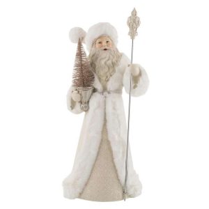 SANTA DECO POLY WHITE/CHAMPAGNE