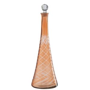 CARAFE GLASS ORANGE