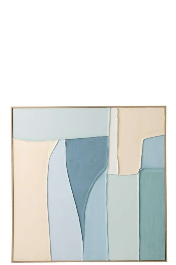 PAINTING ELLA PINEWOOD BLUE/OFF-WHITE