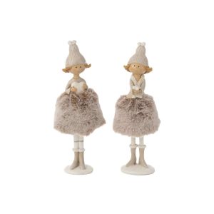 ANGEL HEART+STAR FUR SKIRT RESIN MIX LARGE ASSORTMENT OF 2