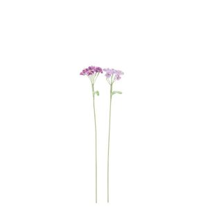 FLOWER CROCHET POLYESTER PURPLE ASSORTMENT OF 2