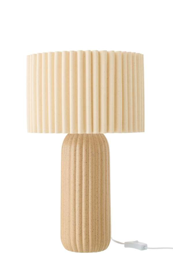 TABLE LAMP RUTH CERAMIC CAMEL SMALL