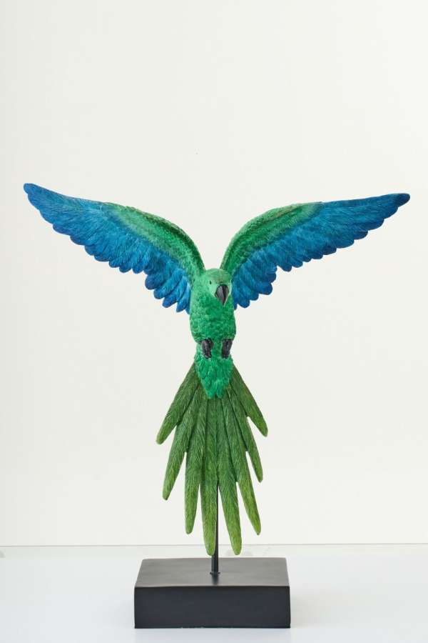 PARROT ON BASE LIMEPOWDER GREEN/BLUE