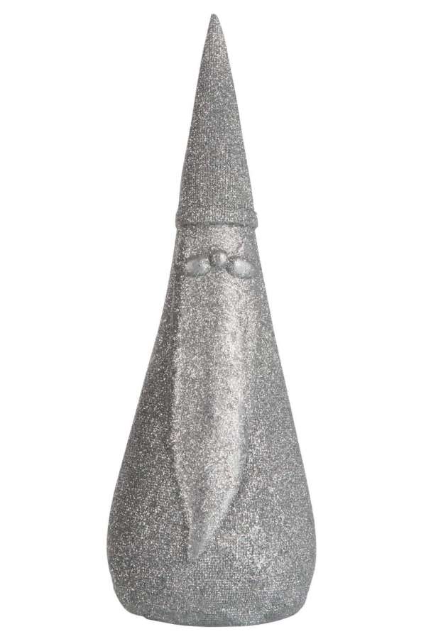 SANTA CLAUS POLY SILVER LARGE