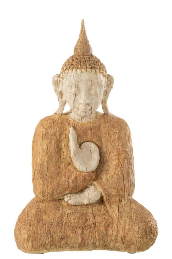 BUDDAH SITTING POLY NATURAL/BEIGE LARGE
