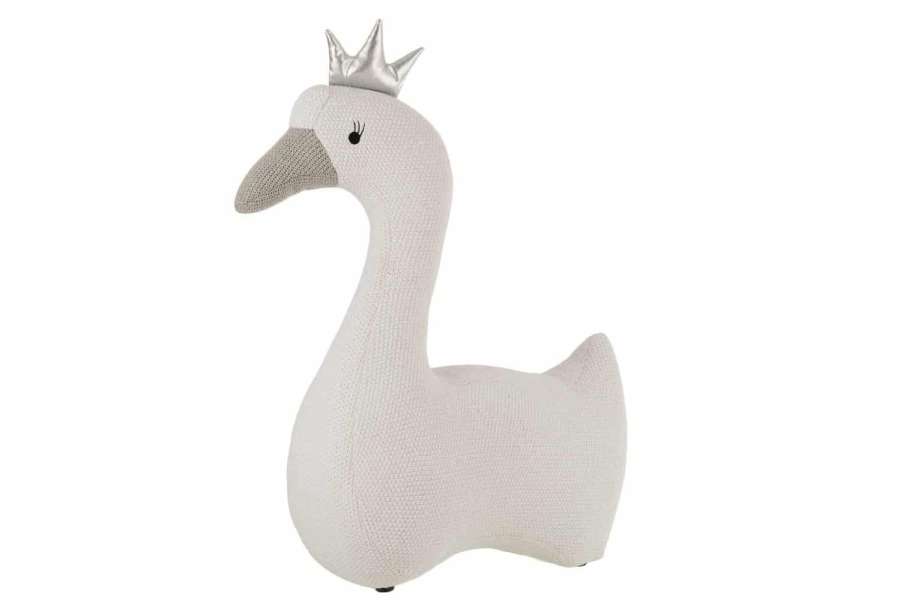 SWAN POLYESTER WHITE/GREY LARGE