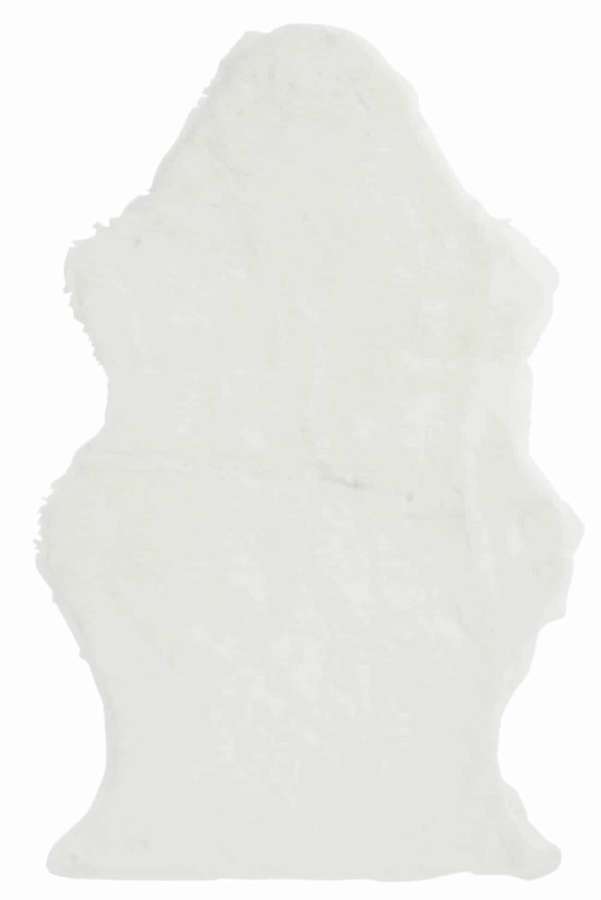 FLOOR MAT SHEEP FAKE FUR WHITE