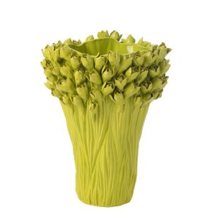 VASE AMBROSIA CERAMIC GREEN LARGE