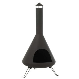 FIREPLACE TIFFANY IRON BLACK