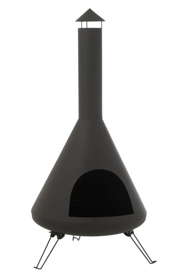 FIREPLACE TIFFANY IRON BLACK