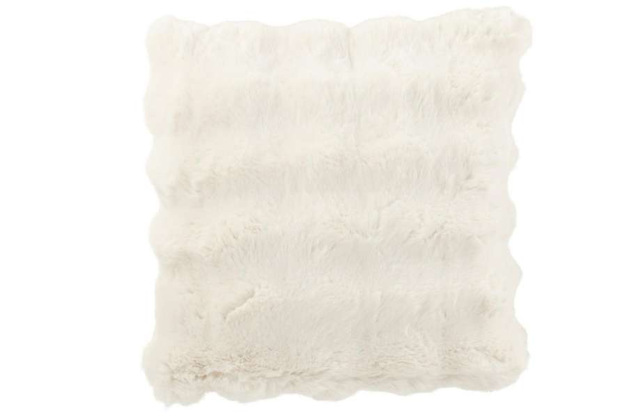 CUSHION WAVE POLYESTER WHITE