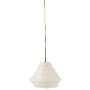 HANGING LAMP NEST RAFFIA WHITE