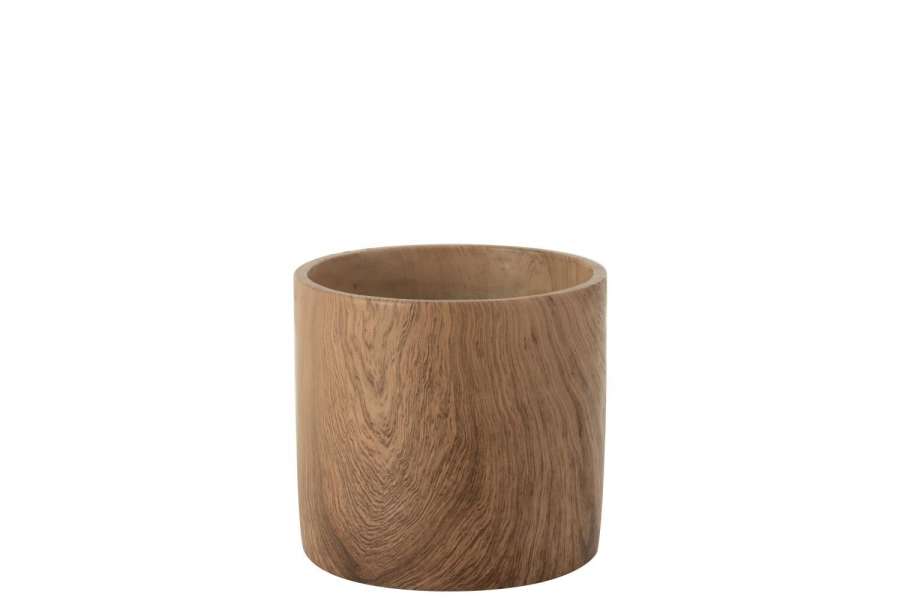 FLOWER POT FOREST CEMENT BROWN LARGE