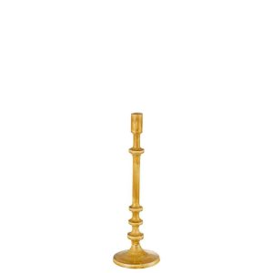 CANDLEHOLDER CLASSIC ALUMINIUM OCHRE L
