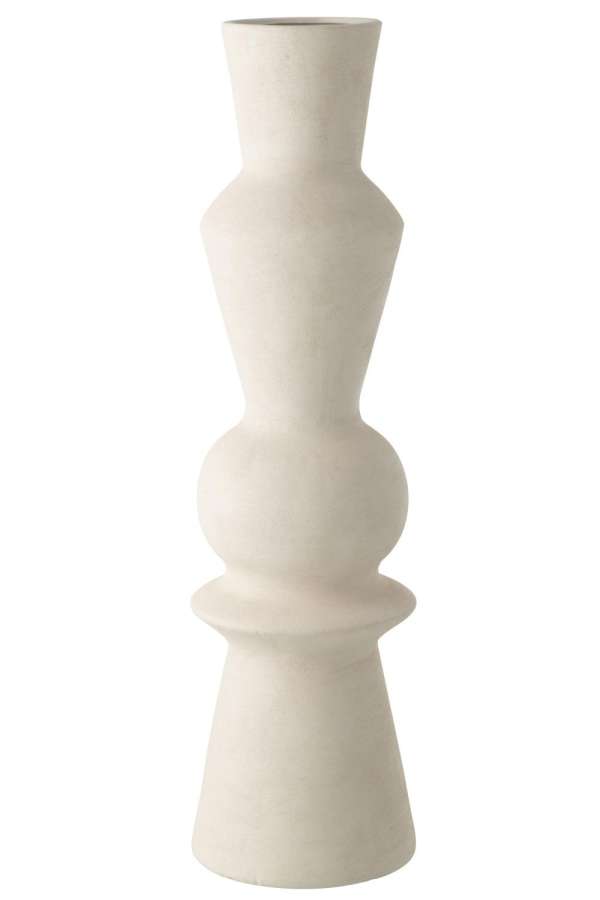 VASE BONNY POTTERY WHITE