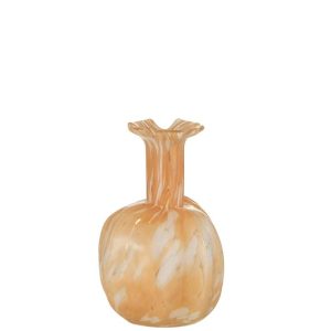 VASE MELISSA GLASS BEIGE LARGE